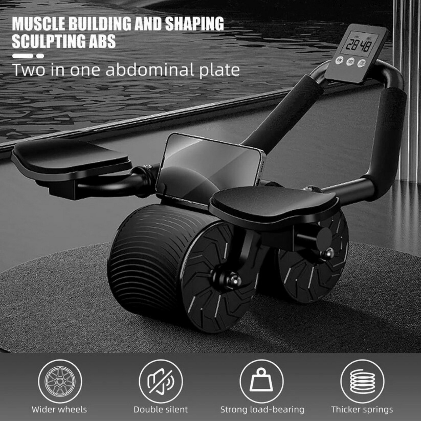 Smart Ab Roller with Elbow Support